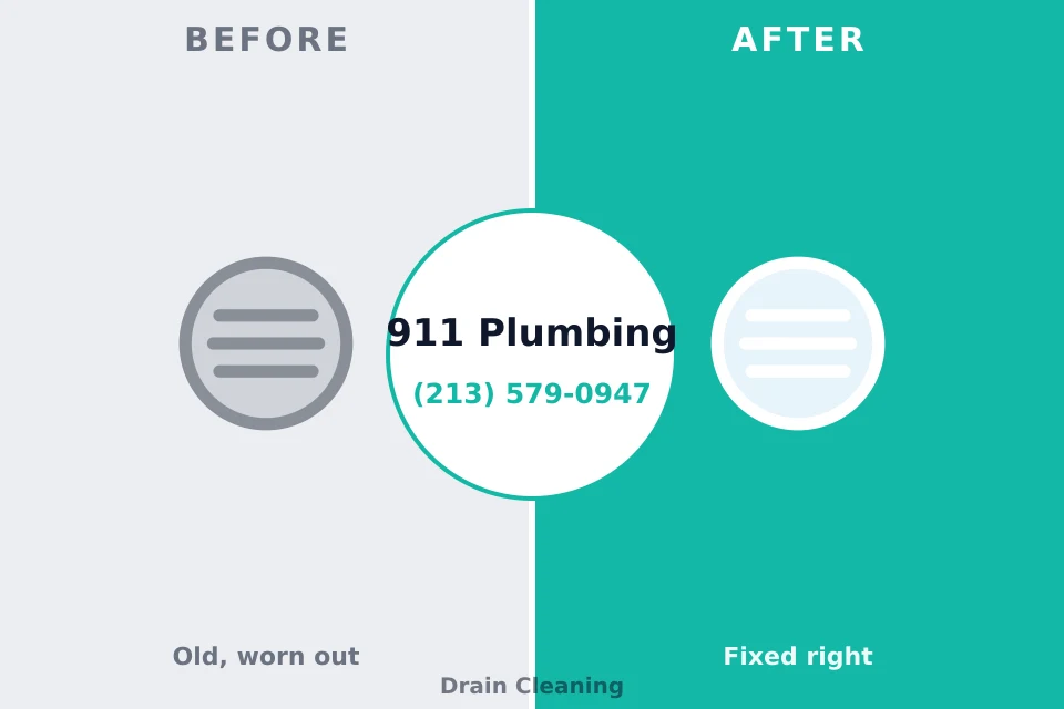 Before and after: plumbing company Wilmer, TX